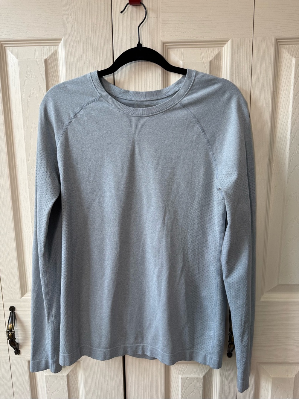 FIGS Salta Seamless Threads for Threads Long Sleeve Top Blue Womens Size XL